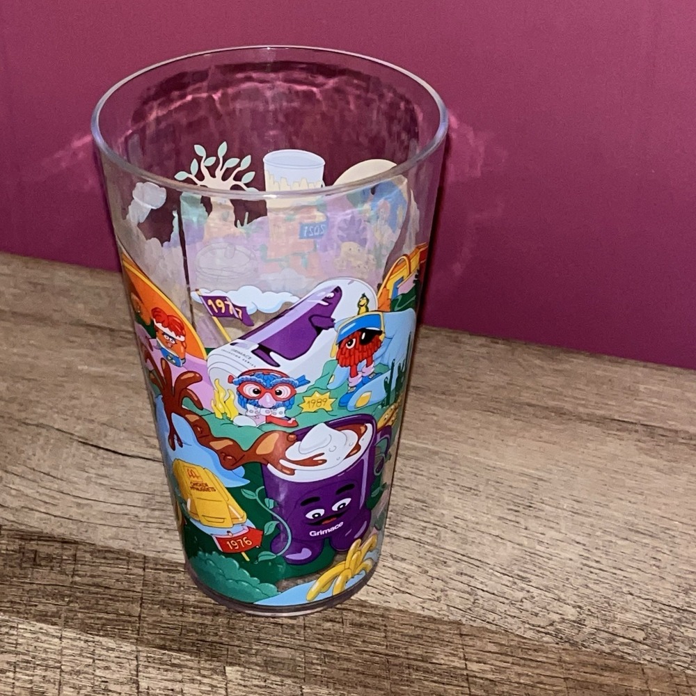 McDonald's 2024 Collector's Edition Cup Grimace Adult Happy Meal